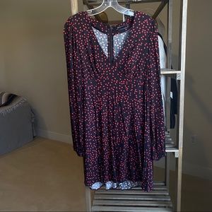 Black red polka dot Urban Outfitters dress